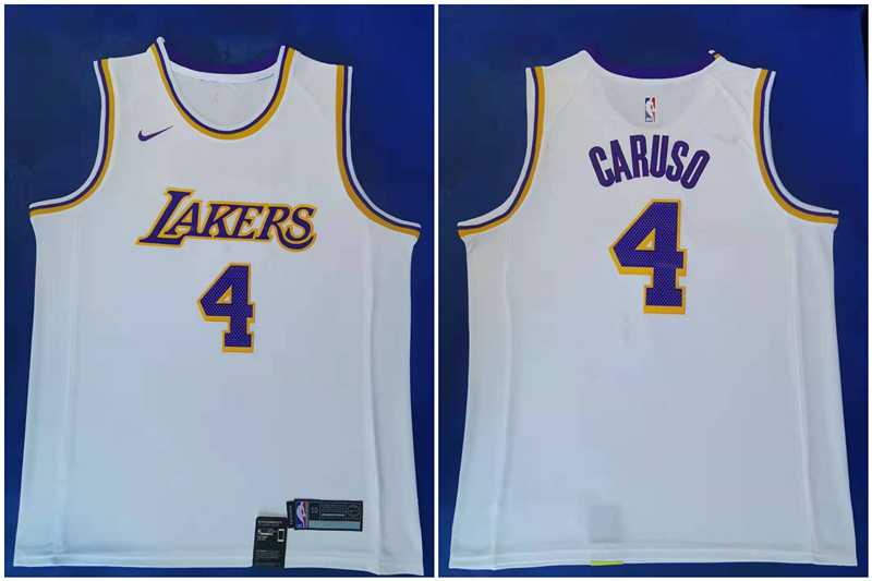 Lakers 4 Alex Caruso White Nike Swingman Jersey,We sell and wholesale Lakers 4 Alex Caruso White Nike Swingman Jersey on line form chian!